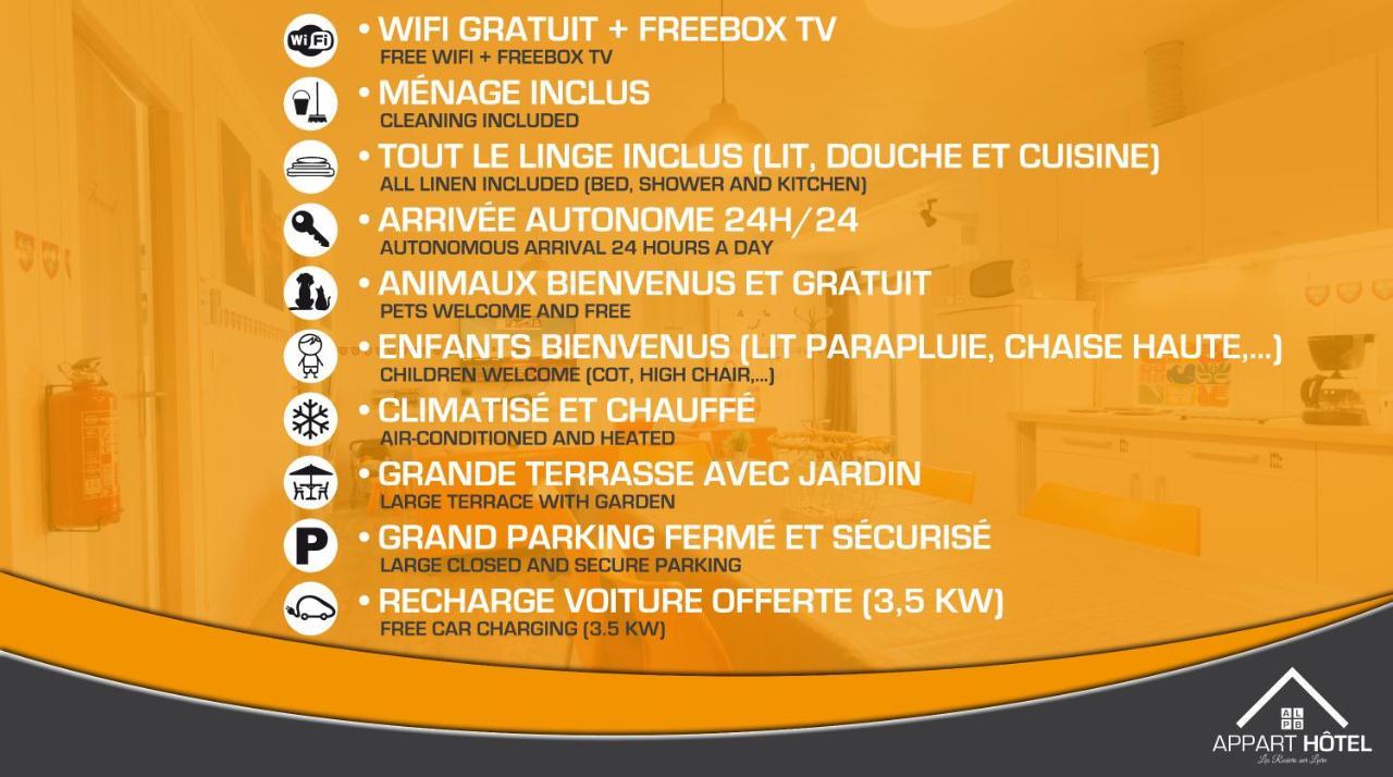 Appart'Hotel Les Pres Blondeau - 1 A 10 Personnes - 3 Chambres - Terrasse - Parking Prive - Wifi Les Rosiers Exterior foto
